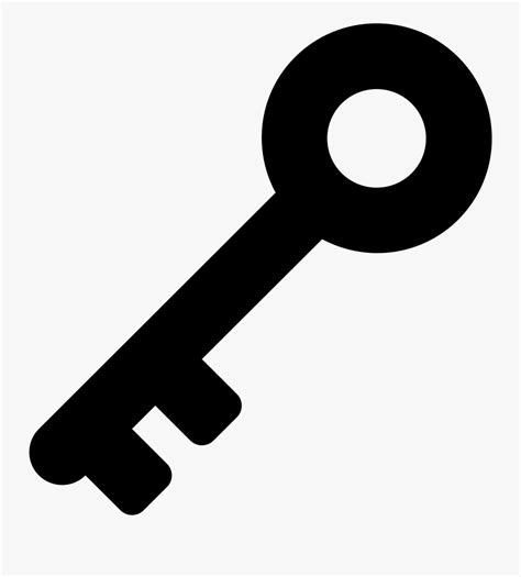 Keys Transparent Simple - Vector Key Png , Free Transparent Clipart - ClipartKey