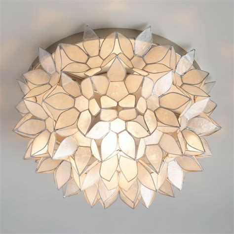 Capiz Petal Flush Mount Ceiling Light - Capiz Shell by World Market ...