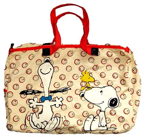 Snoopy and Woodstock Extra-Large Tote Bag | Snoopy merchandise, Snoopy ...