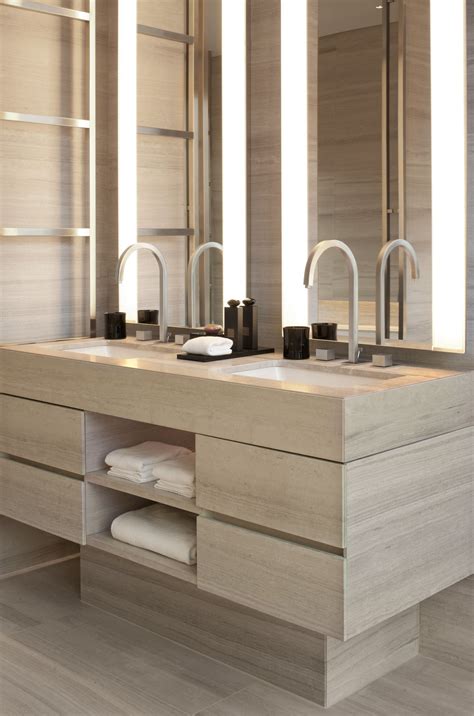 Armani Hotel Milano_bathrooms in Silk Georgette stone. | Hotel bathroom design, Armani hotel ...