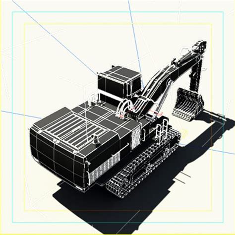 excavator 3d model