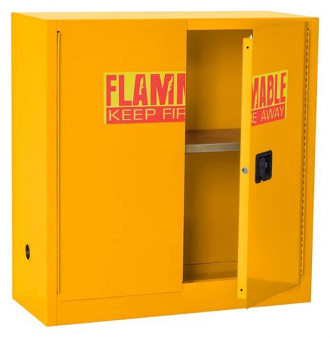 Yellow Flammable Storage Cabinet | Flammable Safety by Sandusky