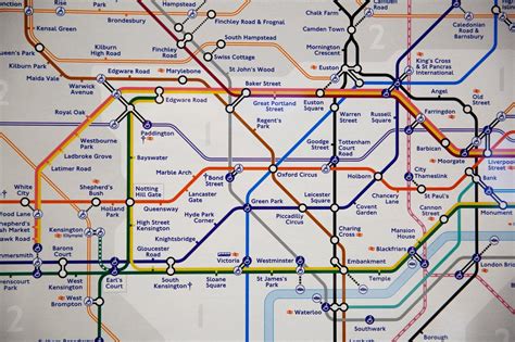 The Elizabeth Line Has Been Unveiled On The New London Tube Map