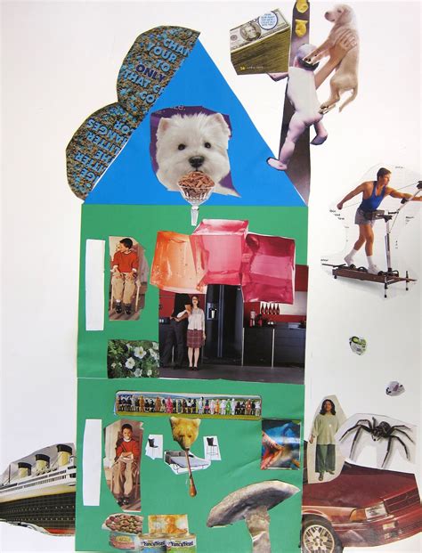 Art is Basic-- Art Teacher Blog: Surreal House Collages