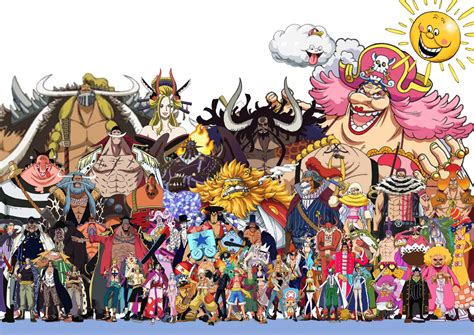 Heights of the Yonko crews : r/OnePiece