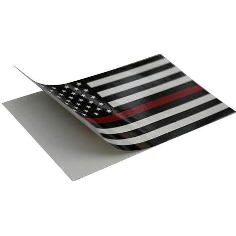 Thin Red Line Flag Decal - in Support of Firefighters and EMTs ...