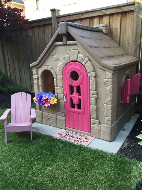 DIY plastic playhouse | Play houses, Build a playhouse, Little tikes ...