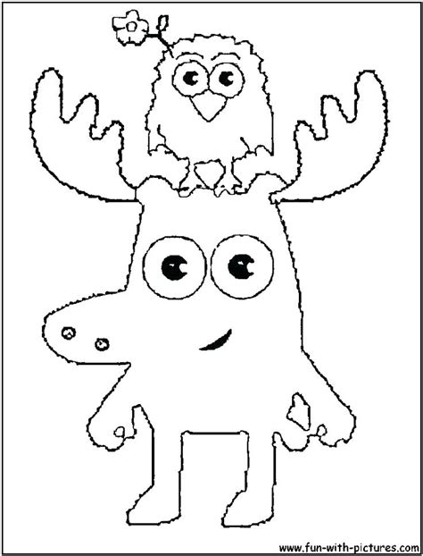 Baby Moose Coloring Pages at GetColorings.com | Free printable colorings pages to print and color