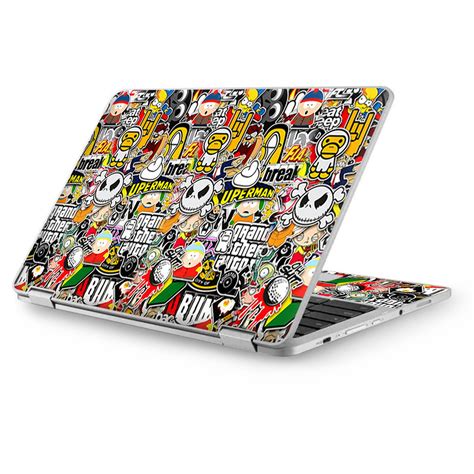 Skin Vinyl Sticker Cover Decal for Asus Chromebook 12.5 Laptop Notebook ...