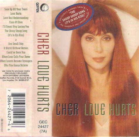 Cher - Love Hurts (1991, Dolby System, Cassette) | Discogs