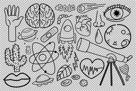 Science Doodle Vector Art, Icons, and Graphics for Free Download