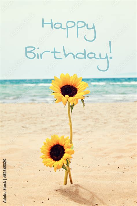 Total 47+ imagem happy birthday sunflowers - br.thptnganamst.edu.vn