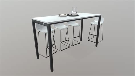 Litewall Counter Table - Download Free 3D model by JasonL (@mauri.schnyder) [fe0b6d5] - Sketchfab