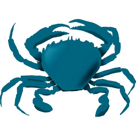 Vector image of blue crab | Free SVG