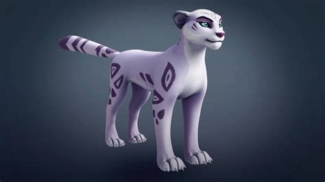 The Lion guard 3d Model Snow Leopard Chuluun by kilutica on DeviantArt