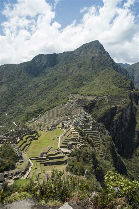 Peru, Andes, Machu Picchu stock photo