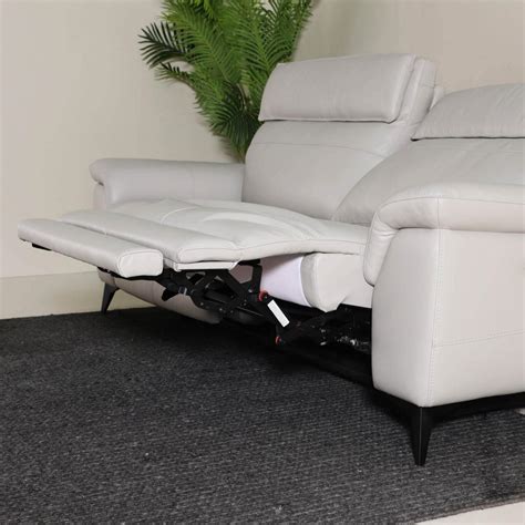 Black Reclining Sofa With Usb Ports | Baci Living Room