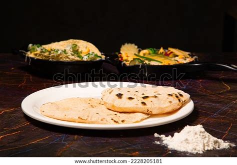 Indian Traditional Cuisine Chapati Roti Indian Stock Photo 2228205181 | Shutterstock