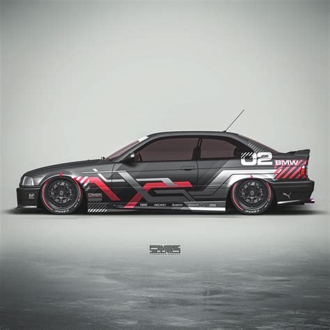 BMW E36 M3 Custom Livery :: Behance