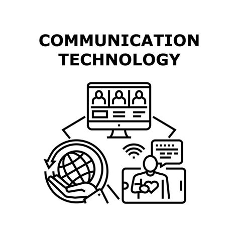 Communication technology icon vector illustration 9795324 Vector Art at ...