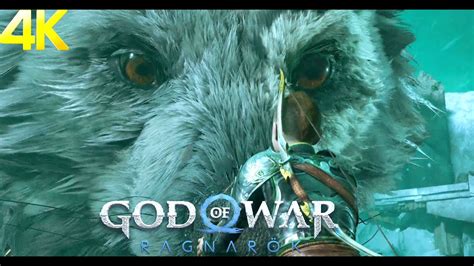 GOD OF WAR RAGNAROK Fenrir Resurrected By Atreus 4K (#GodofWarRagnarok ...