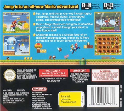 New Super Mario Bros for Nintendo DS - Cheats, Codes, Guide, Walkthrough, Tips & Tricks