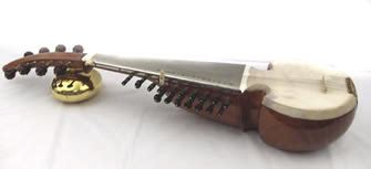 IT, experimental musical instrument by Dana Flavin, Indian Sarod