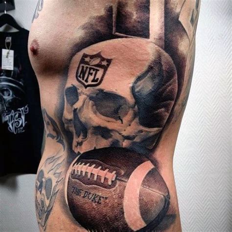 70 Cool Football Tattoos for Men [2023 Inspiration Guide]