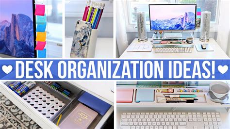 Desk Organization Ideas Cubicle