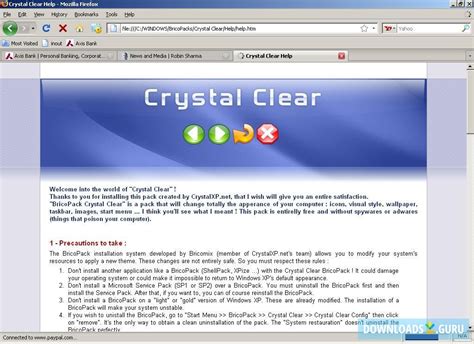 Download Pack Crystal Clear for Windows 10/8/7 (Latest version 2020) - Downloads Guru