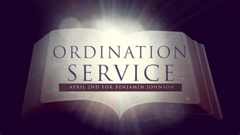 Ordination ClipArt