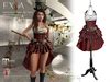 Second Life Marketplace - * EXiA * Karolina Steampunk Dress Red