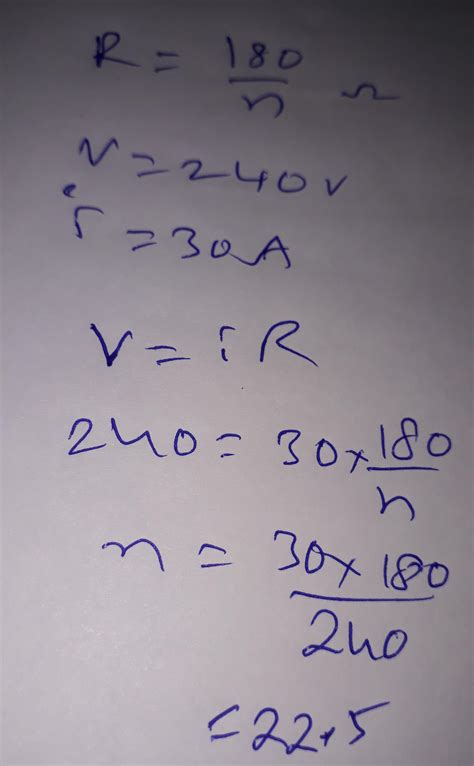 how many 180 ohm resistors are needed to be connected in parallel combination to a source of 240 ...