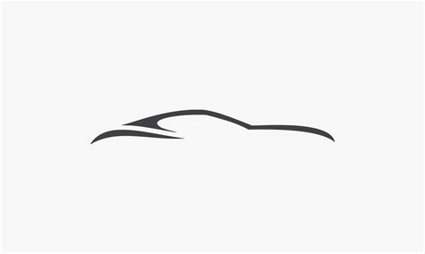 automotive car icon logo. isolated on white background. 4639704 Vector ...