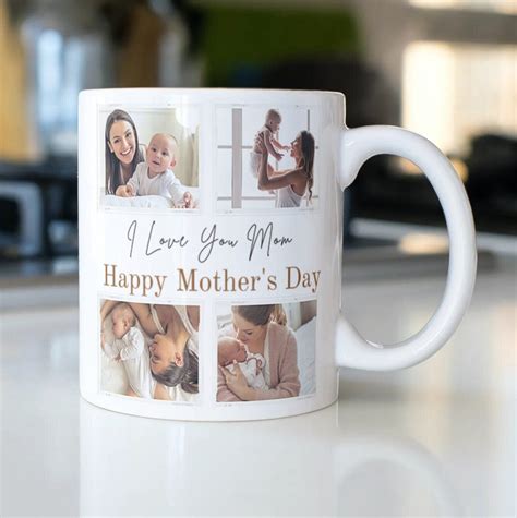 Mothers Day Mug Personalized With Photos: Custom Mug for Mom - Etsy