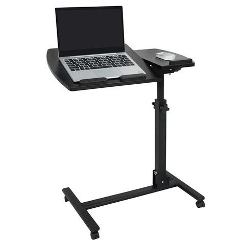 Buy F2C Portable Adjustable Height 360° Swivel Laptop Desk PC Computer ...