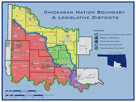 Legislator Beth Alexander: Chickasaw Nation Boundary and Legislative ...