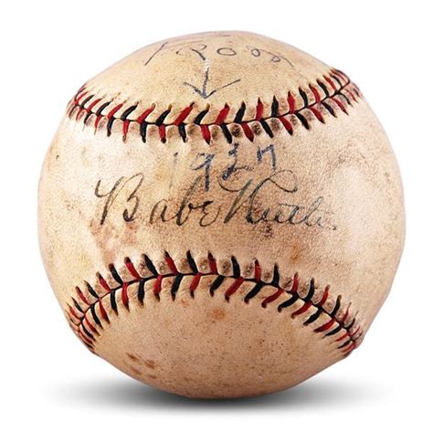 Circa. 1928 Babe Ruth Single Signed Baseball