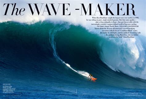 The WAVE-MAKER | Vanity Fair | February 2011