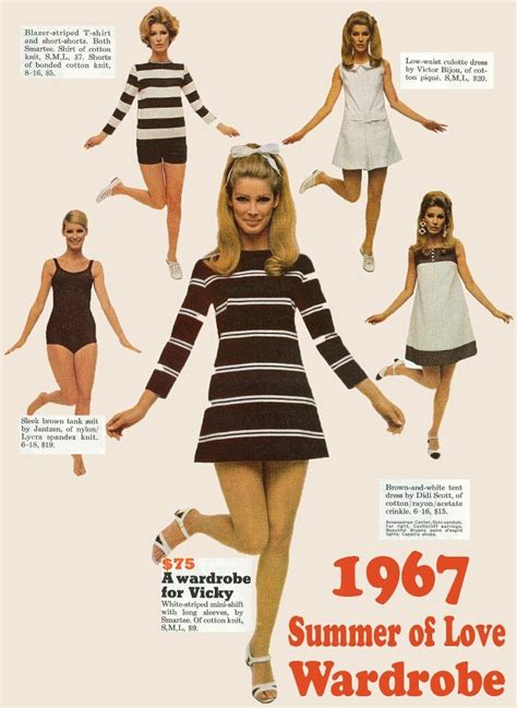 1967 A whole wardrobe for 75 dollars | 60s fashion, Sixties fashion ...