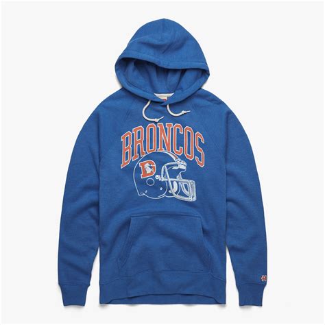 Denver Broncos Helmet Retro Hoodie | Retro Denver Broncos Hoodie – HOMAGE