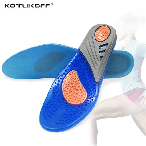 Silicone Gel Insoles Orthopedic Massaging Shoe Inserts Sports Shock ...