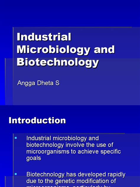 Industrial Microbiology | PDF | Biodegradation | Microorganism