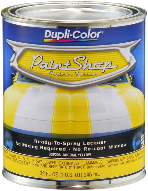 Dupli-Color BSP206 Chrome Yellow Paint Shop Finish System - 32 oz. | eBay