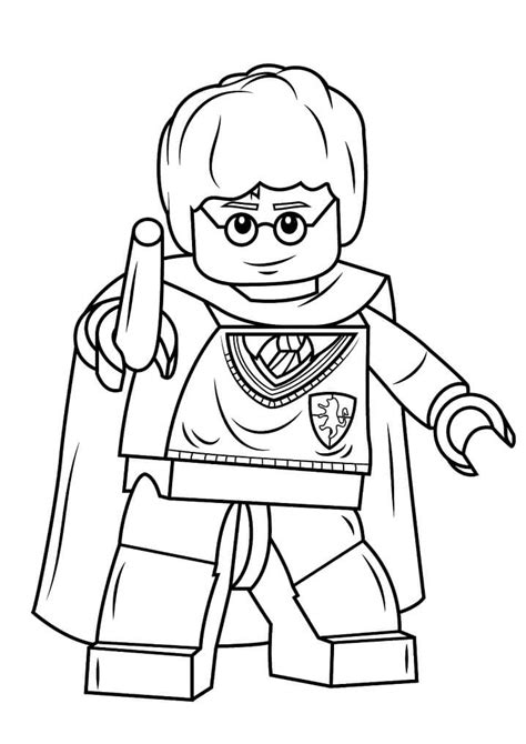 Lego Harry Potter 1 Coloring Page - Free Printable Coloring Pages for Kids