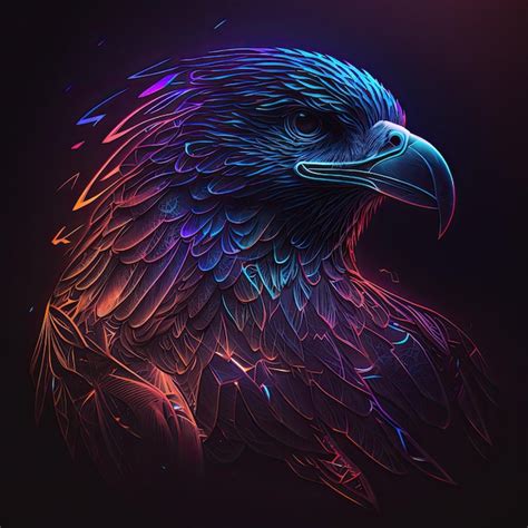 Abstract Eagle Art