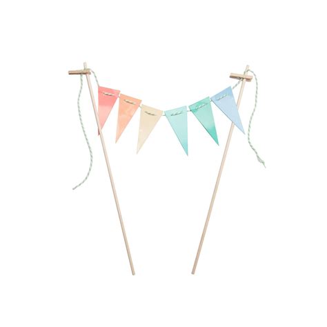 Pastel Flags Mini Cake Bunting (With images) | Cake bunting, Pastel cakes, Pastel rainbow