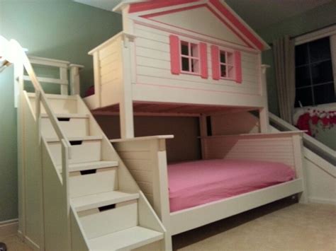 Boys Twin Loft Bed With Slide - Queen Size Bed Box
