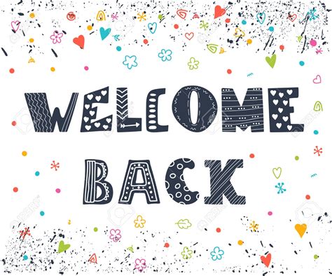 Clipart welcome back 3 – Clipartix