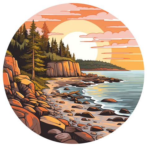 Acadia National Park Sticker